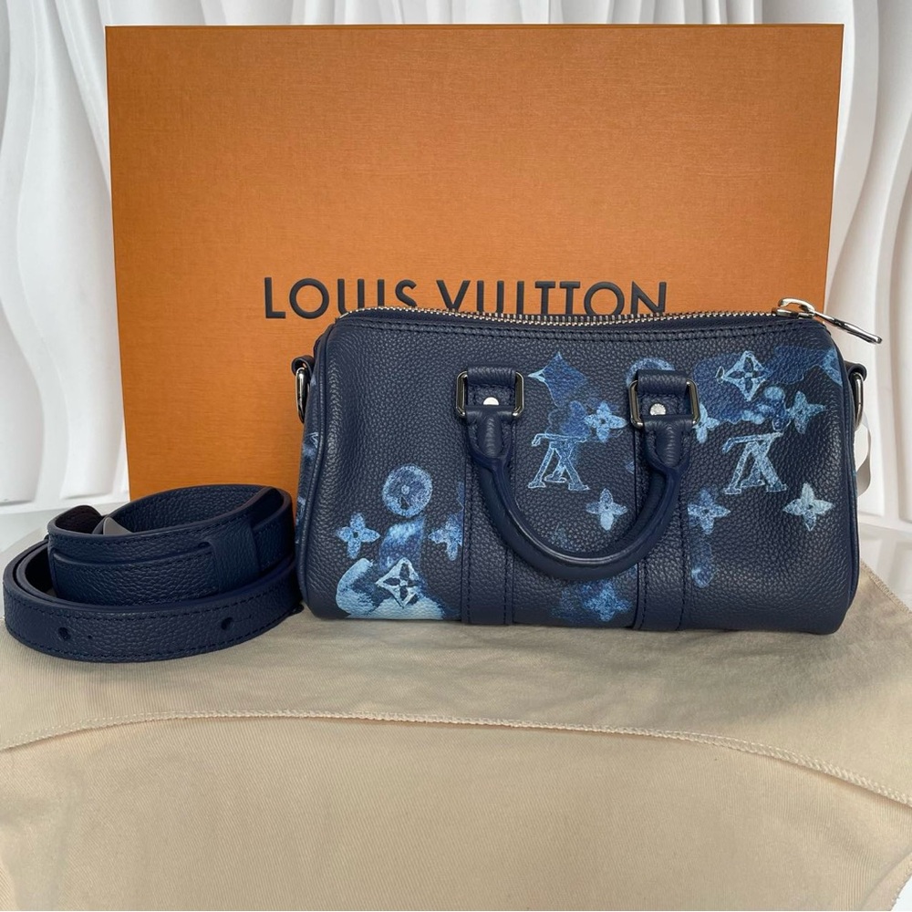 Louis Vuitton Keepall XS Blue with NFC chip